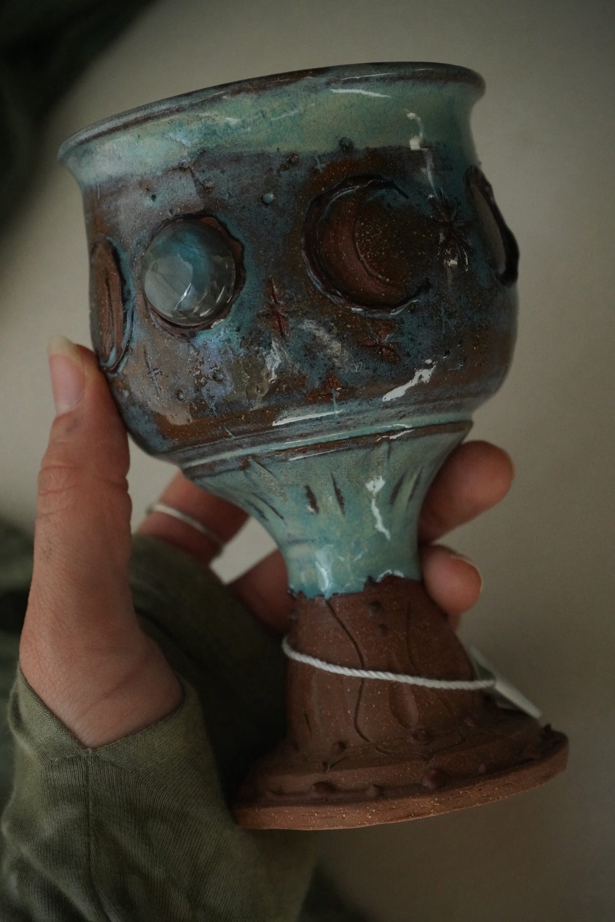 Faces of the Moon Labradorite Chalice