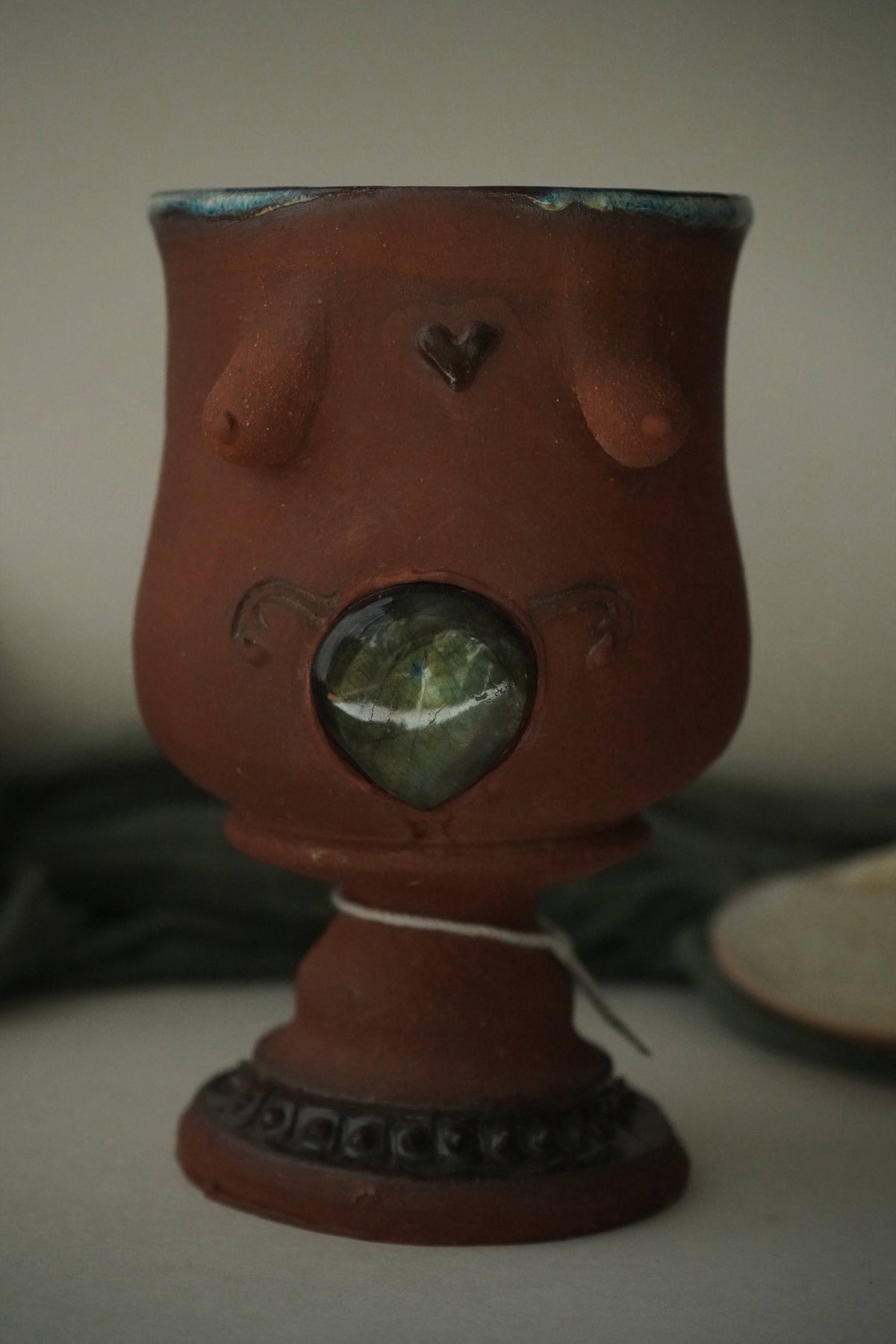 Wombn Chalice Labradorite inlay
