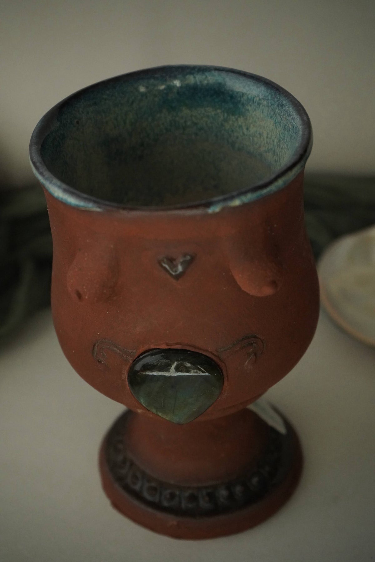 Wombn Chalice Labradorite inlay
