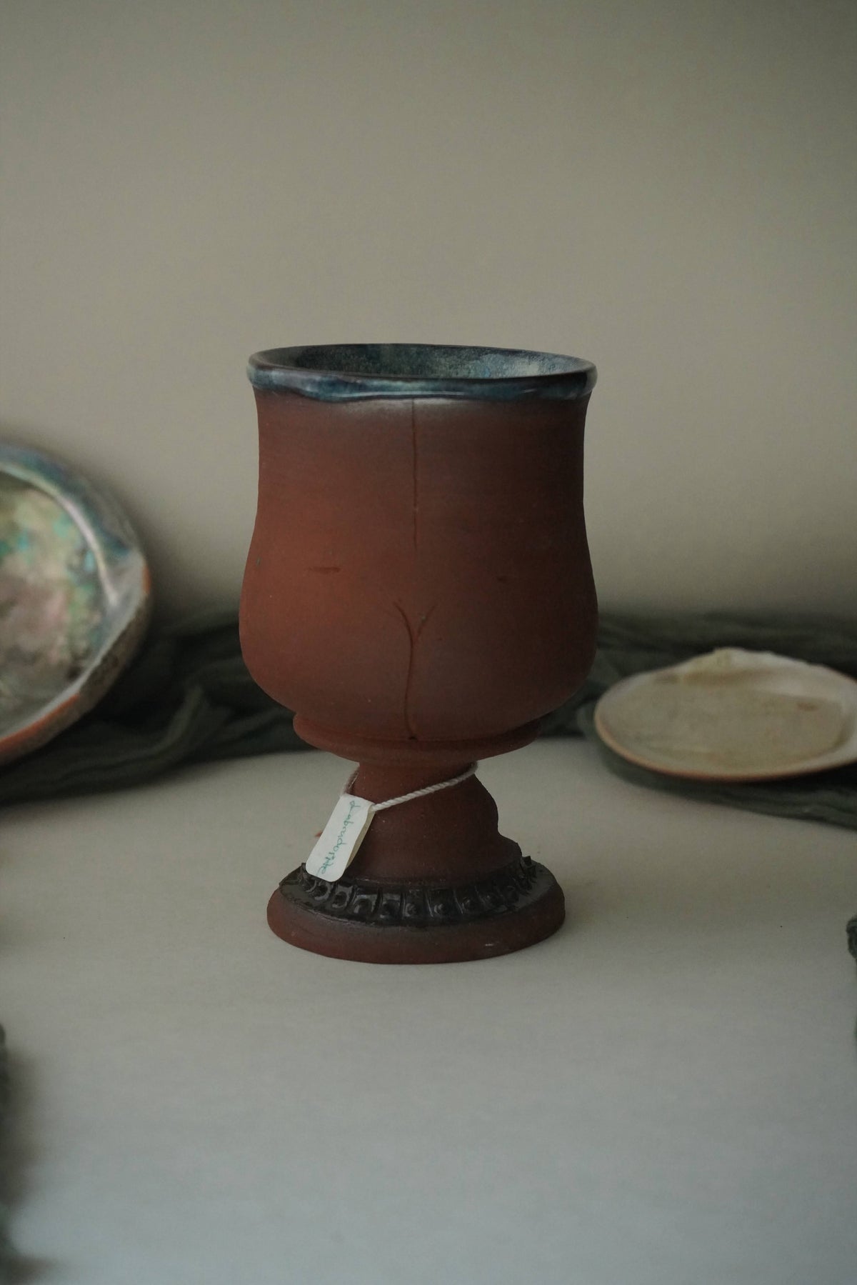Wombn Chalice Labradorite inlay