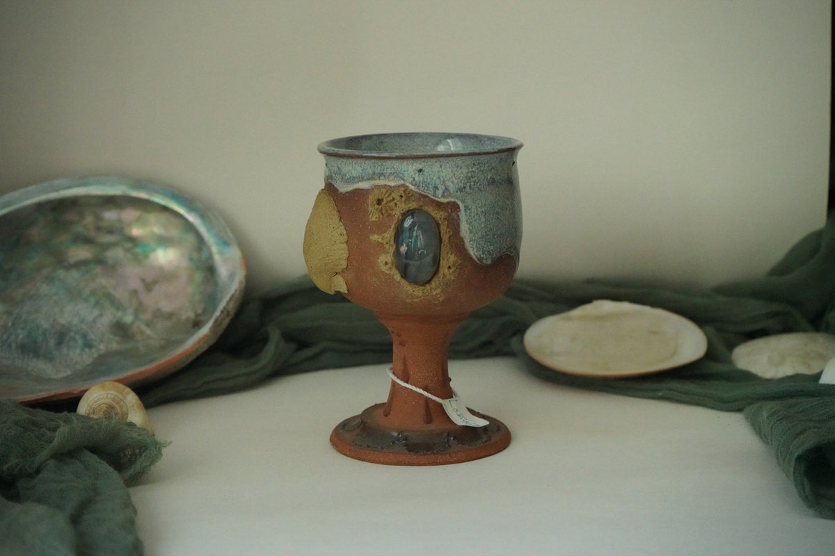 Edge of the ocean Labradorite Chalice