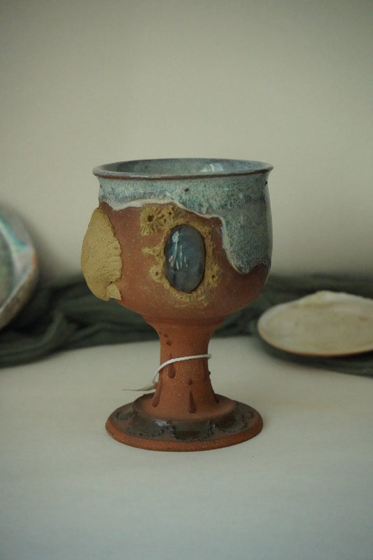 Edge of the ocean Labradorite Chalice