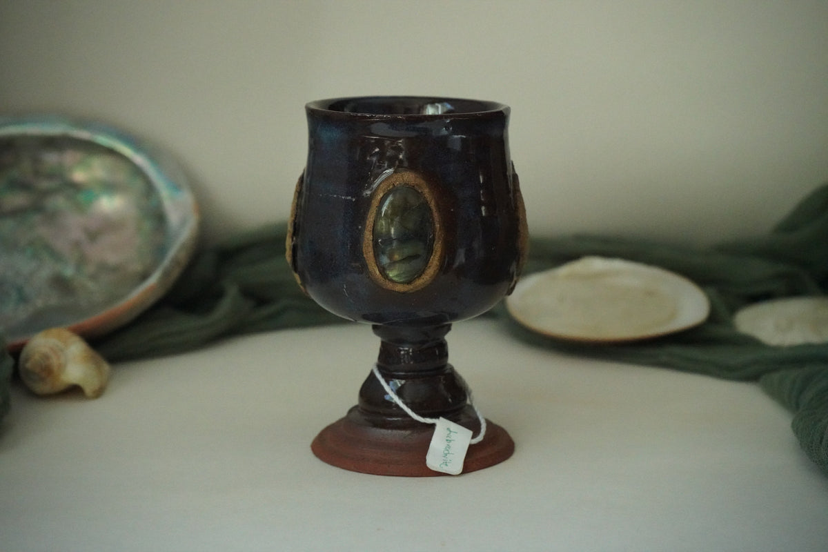 Portal to the void Labradorite Chalice