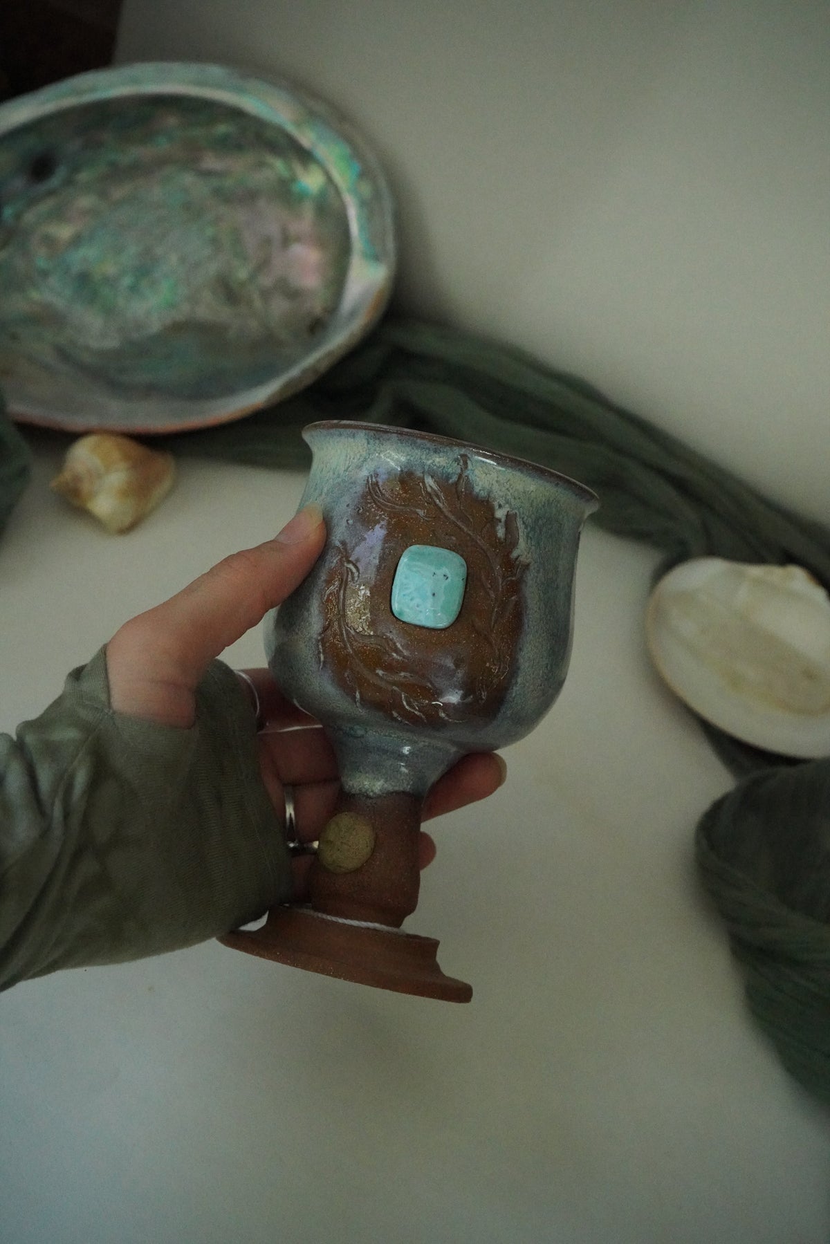 Larimar Sacred Waters Chalice